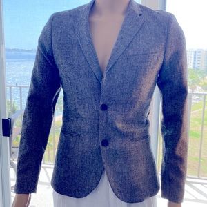Men’s suit coat - Gray H&M skinny fit Size US 36R
